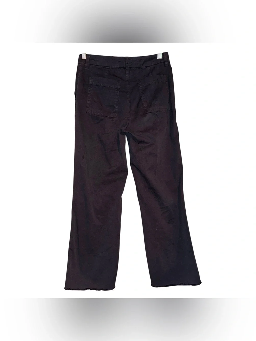FRANK & EILEEN Blackstone Crop Utility Pants in Washed Black Classic Size 0